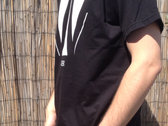 T-Shirt (male) - Black (White Logo) photo 