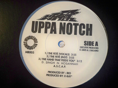 Uppanotch "The Fete"/"Hand That Feeds You" Limited Vinyl 12" main photo