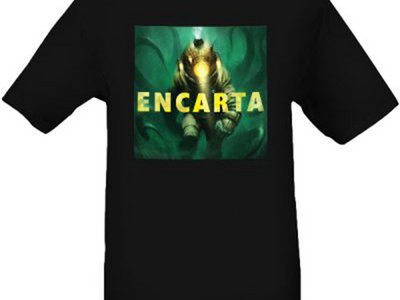"Into the Depths" album cover Encarta Black T-shirt main photo