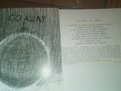 GO AWAY - Ltd Poster edition - sold out, lp still available main photo