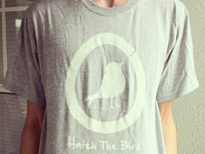 Hatch The Bird Logo T-shirt - Grey + White Print main photo