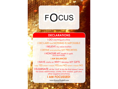FOCUS Declarations Business Card Size main photo
