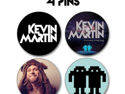 4 Pack of Kevin Martin Buttons main photo