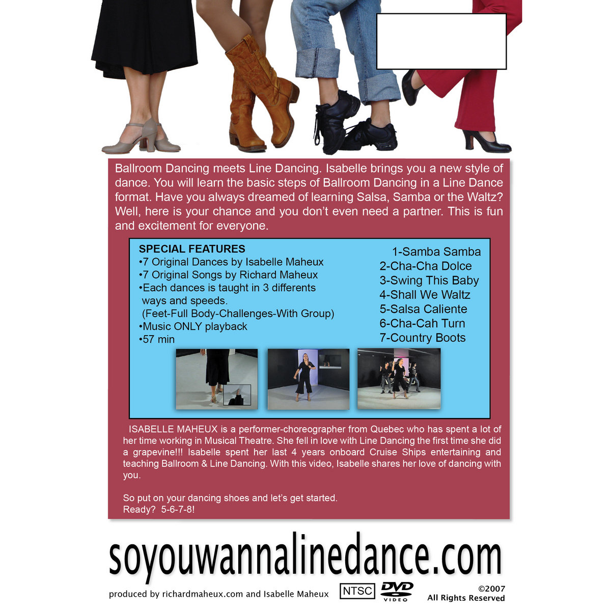 So You Wanna Line Dance Isabelle Maheux Danses Du Monde