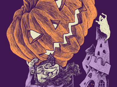 "Make Way For Halloween!" - Silk Screen Poster main photo
