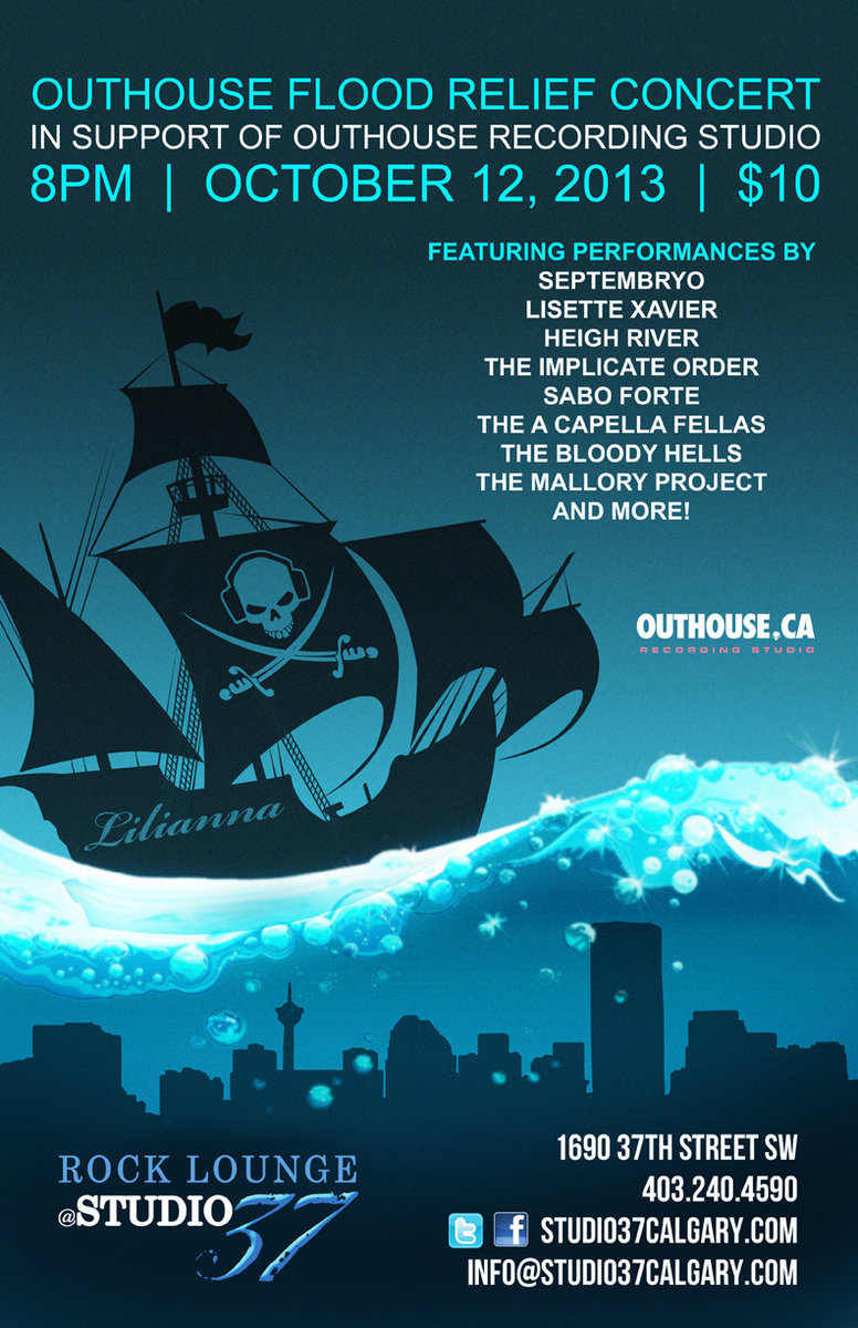 Outhouse Flood Relief Concert Ticket Outhouse Artists