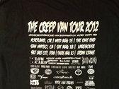 Creep Van Tour 2012 Vintage T- Shirt photo 
