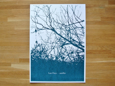 A3 Satellite screen print (blue). Limited edition of 25 main photo