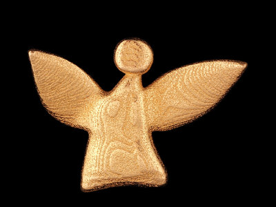 fairy angel #1 - gold-plated stainless steel main photo