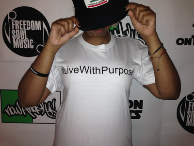 #LiveWithPurpose T-Shirt main photo