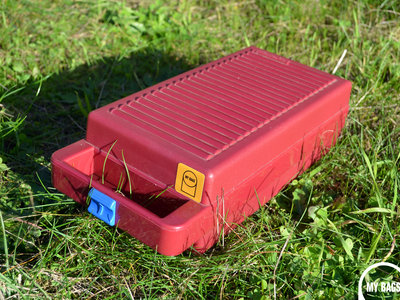 My Bags Burgundy Plastic Cassette Case main photo