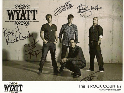 WYATT - Limited Edition 'SIGNED' Photo (only 4 left) main photo