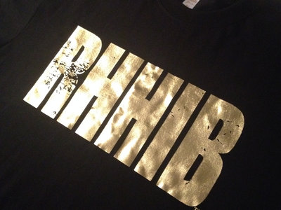 RHHIB Limited Edition, Gold Foil Logo, Men's Crew Tee [BLACK] main photo