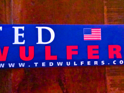 Ted Wulfers 2008 Tour "Campaign Style" Bumper Sticker main photo