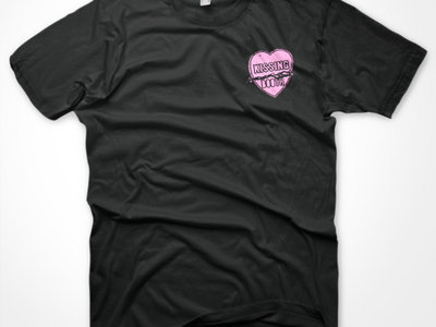 Kissing Booth "candy heart" T-shirt (black) main photo