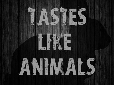 Tastes Like Animals t-shirt (BLACK) main photo