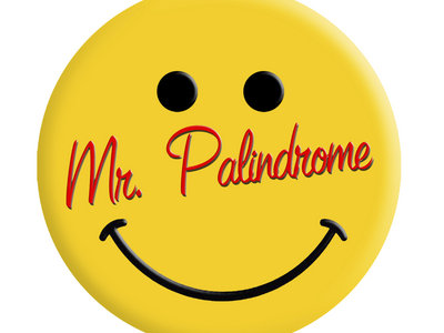 2 x Mr. Palindrome Smiley Face Sticker LARGE main photo