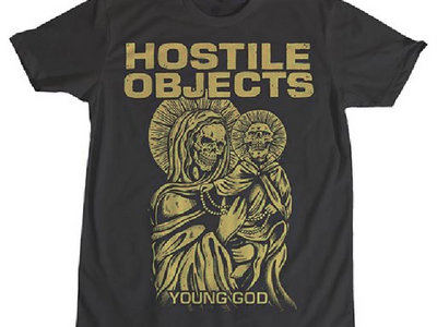 'YOUNG GOD' t-shirt. Ltd - yellow colour print. main photo