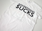 "Advertising Sucks" Tee photo 