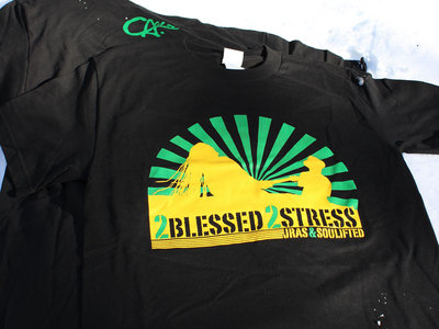 2Blessed 2Stress T-Shirt (Black) main photo