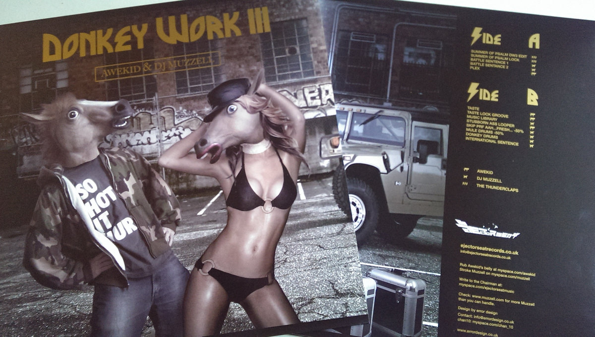 洋楽 AWEKID & DJ MUZZELL / DONKEY WORK 3 Donkey Work 3 | Awekid & DJ Muzzell | Ejectorseat Records