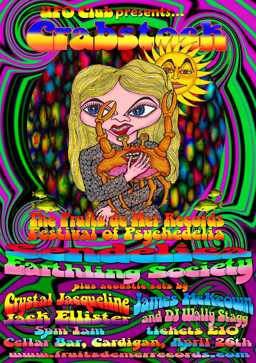 'CRABSTOCK' TICKET APRIL 26TH 2014 (FRUITS DE MER PSYCHEDELIC MINI