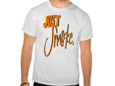 Just Smoke (Orange/White) Basic T-Shirt main photo