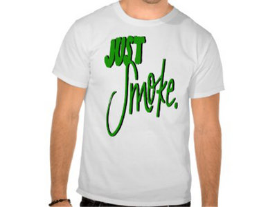 Just Smoke (Green/White) Basic T-Shirt main photo