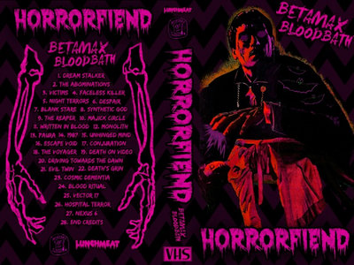 HORRORFIEND- BETAMAX BLOODBATH VHS. main photo