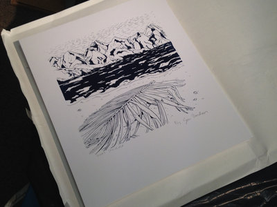Limited Edition: Original screenprint of the artwork for 'II' signed by Gees Voorhees main photo