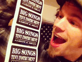 "BIG SONGS, TINY INSTRUMENT" Sticker! photo 