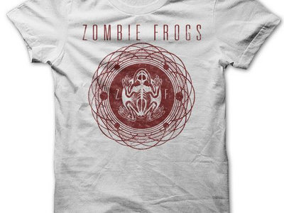 Zombie Frogs "Skele-Frog" White T-Shirt main photo