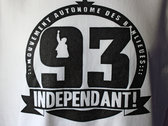 T-shirt "93 indépendant" White (Men) photo 