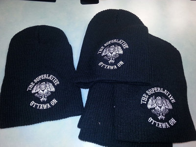 "Sons of Superlative" Deep fitting, floppy winter hat (toque). SOLD OUT! main photo