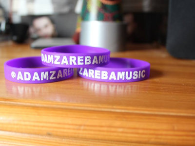 ADAMZAREBAMUSIC - Purple wristband. main photo