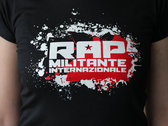 T-shirt "Rap militante internazionale" Black (Women) photo 