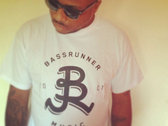 Bassrunner Music "Logo" - White photo 