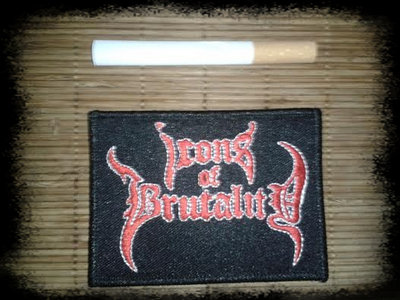 Icons of Brutality - red logo patch main photo