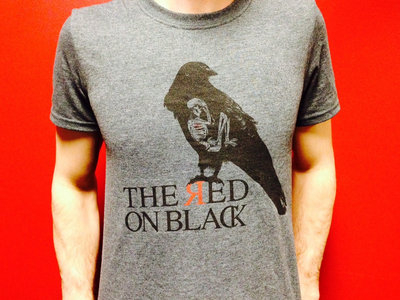 The Red on Black Crow T-Shirt main photo