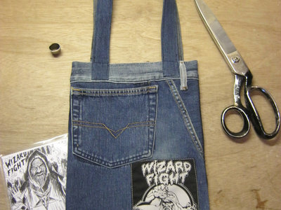 Wizard Fight Denim Shopper with Patch SOLD OUT main photo