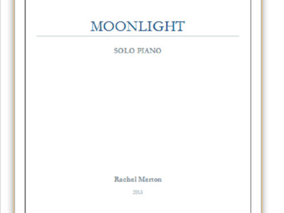 Moonlight, Piano Solo PDF Sheet Music main photo