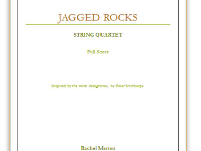 Jagged Rocks, String Quartet, PDF Score and parts main photo