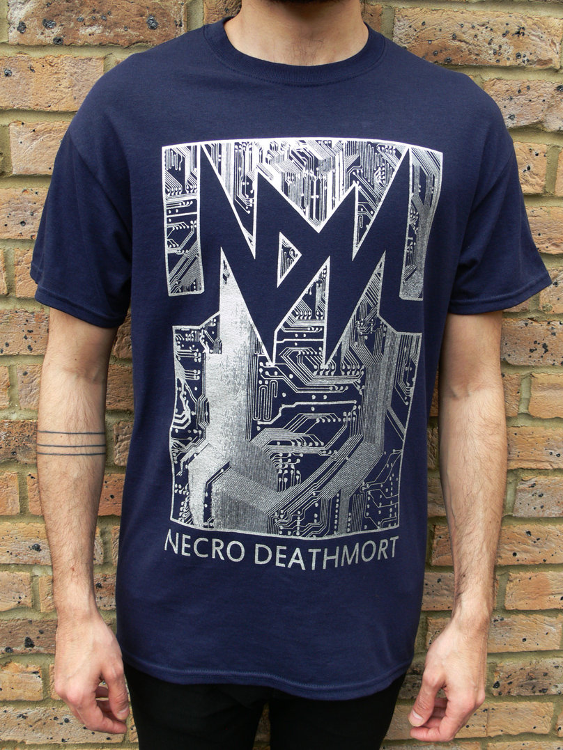 blue and silver shirt