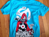 "Magnetic Eye of the Beholder" T-shirt  Turquoise photo 