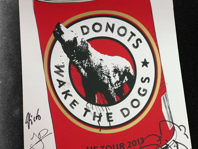 LIMITED EDITION Donots Autographed Screen Printed US Tour Posters main photo