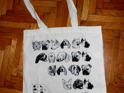 Dogs Bag - organic cotton tote bag main photo