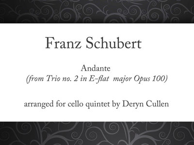 Schubert/ Cullen Cello Quintet - Sheet Music and Recording main photo