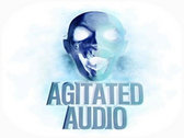 Agitated Audio T-shirt (Blue/White) photo 