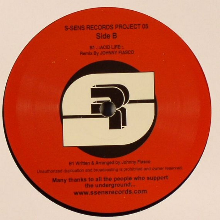 Acid Life Ep | Johnny fiasco | S-sens Records / Mhd-underground