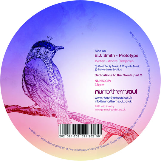 英10” Ben Smith Dedications To The Greats NUNS002V NuNorthernSoul /00200 Dedications to the Greats part 2 | B.J. Smith
